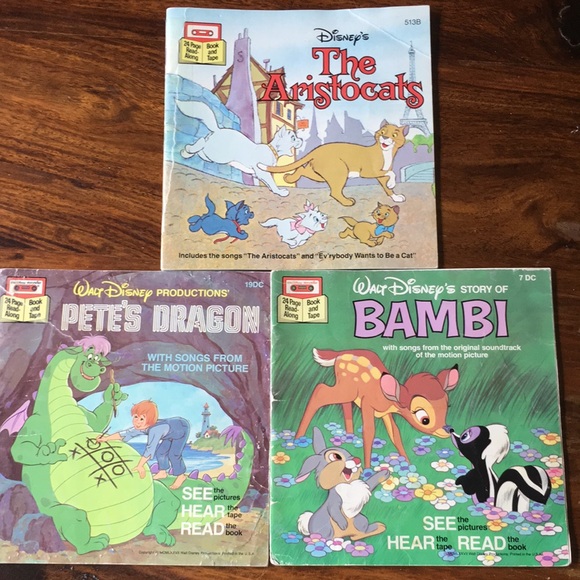 Lot of 5 Vintage Disney 24 Page Read-Along Children's Books ~ No Tapes - Picture 9 of 13